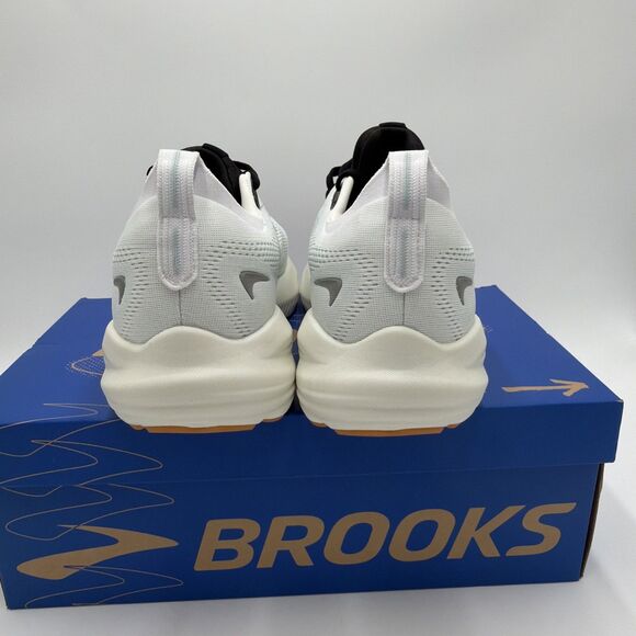 Brooks Men's Glycerin 22 Running Shoes Bright White/ Winter Sky/Black 13-NWB - Picture 6 of 9